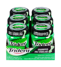 Trident Sugar Free Gum, Spearmint - Bottle 6 Count - 50 Pieces image 0