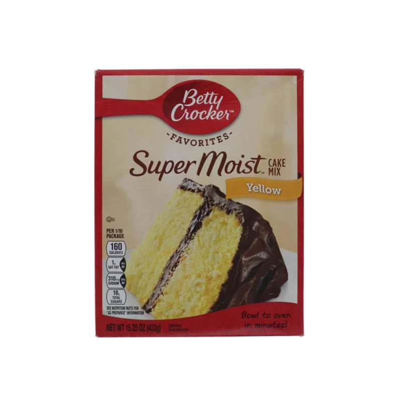 Betty Crocker Super Moist Yellow Cake Mix, 15.25 oz image 0