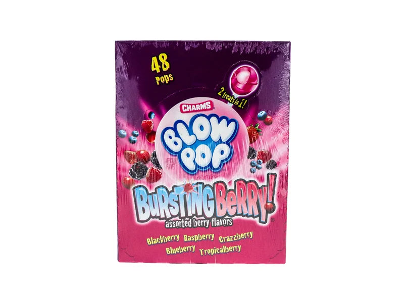 Charms Blow Pop Bursting Berry - 48 Count image 0