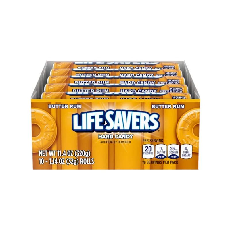 Lifesavers Mint Butter Rum ? 20 Rolls 2.28 oz image 0