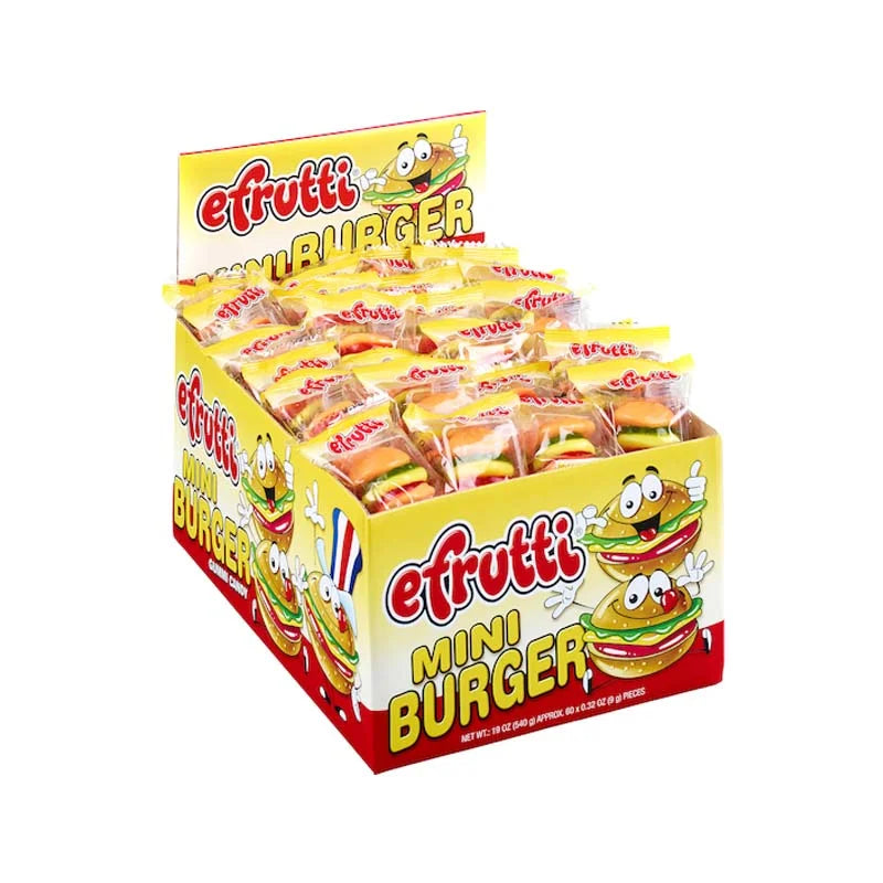 E-Frutti Gummy Burgers (60 Count) - 0.32 oz image 0