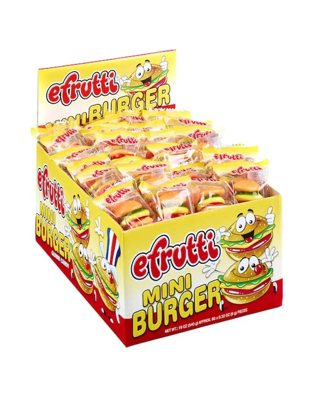 E-Frutti Gummy Burgers (60 Count) - 0.32 oz image 0