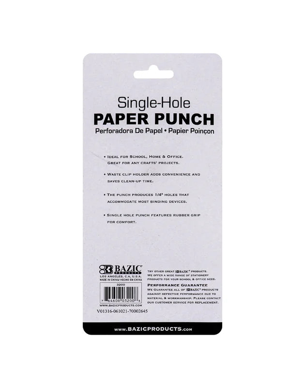 Single Hole Punch - 1 Count Only image 0