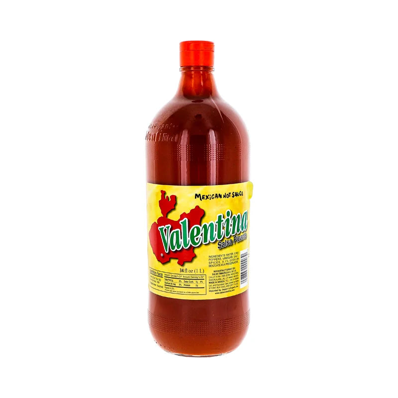 Valentina Salsa Picante Mexican Sauce, Extra Hot (Red) - 34 oz image 0