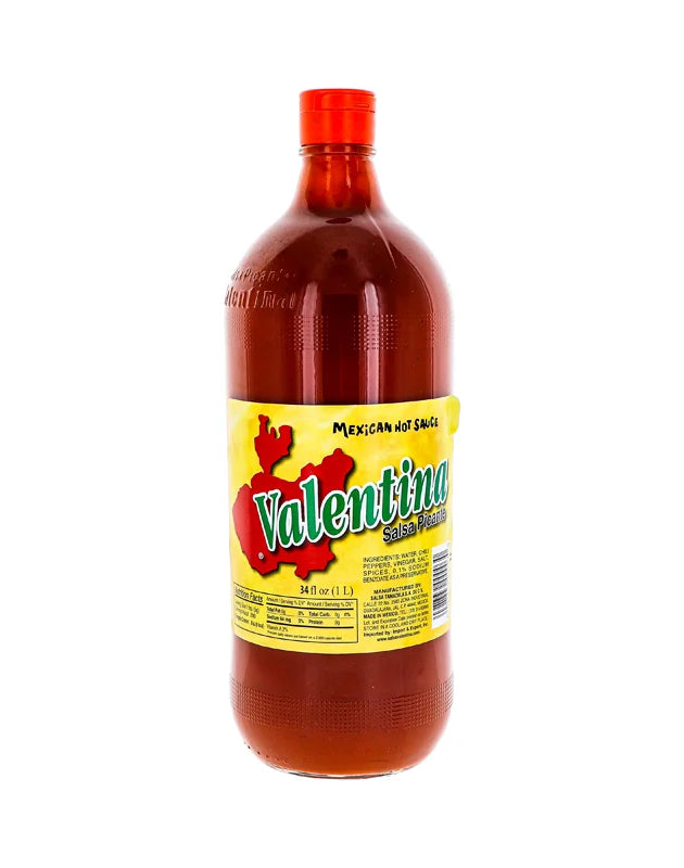 Valentina Salsa Picante Mexican Sauce, Extra Hot (Red) - 34 oz image 0