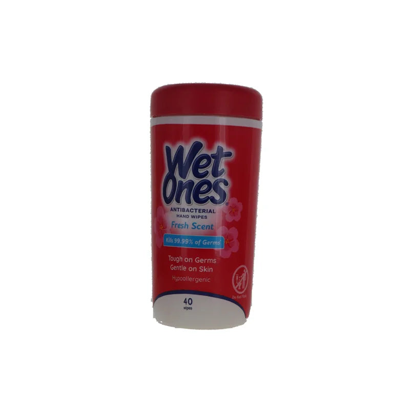 Wet Ones Antibacterial Wipes Fresh 40 Count image 0