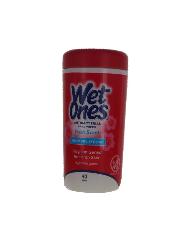 Wet Ones Antibacterial Wipes Fresh 40 Count image 0