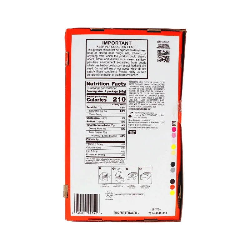 Reeses Peanut Butter Cups with Reeses Pieces 24 Count - 1.5 oz image 2