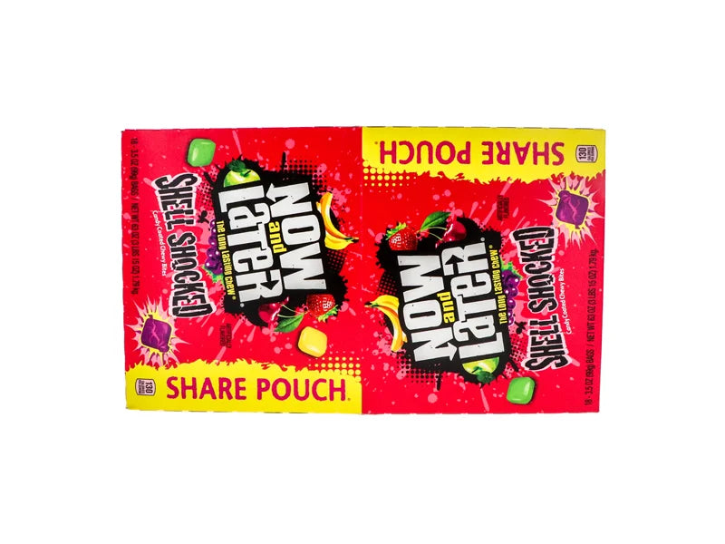 Now & later Shell Shocked Mixed Fruit Candy 18 Count - 3.5 oz image 0
