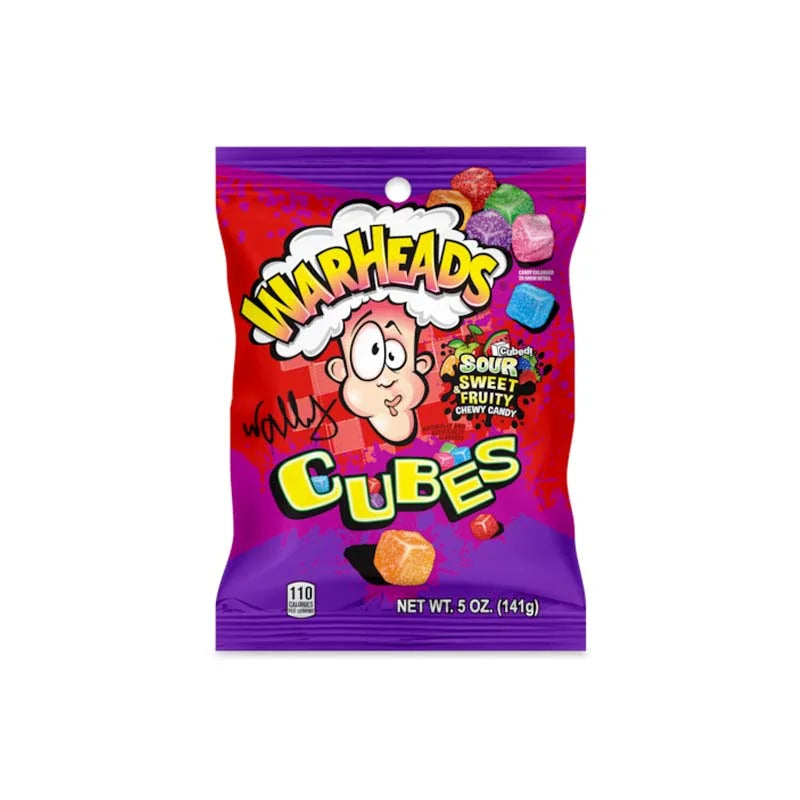 Warheads, Sour Chewy Cubes 12 Count - 5 oz image 0