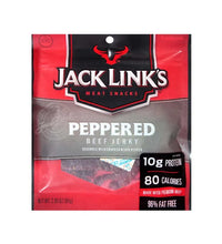 Jack Link Beef Jerky Peppered - Bag 3.25 oz image 0