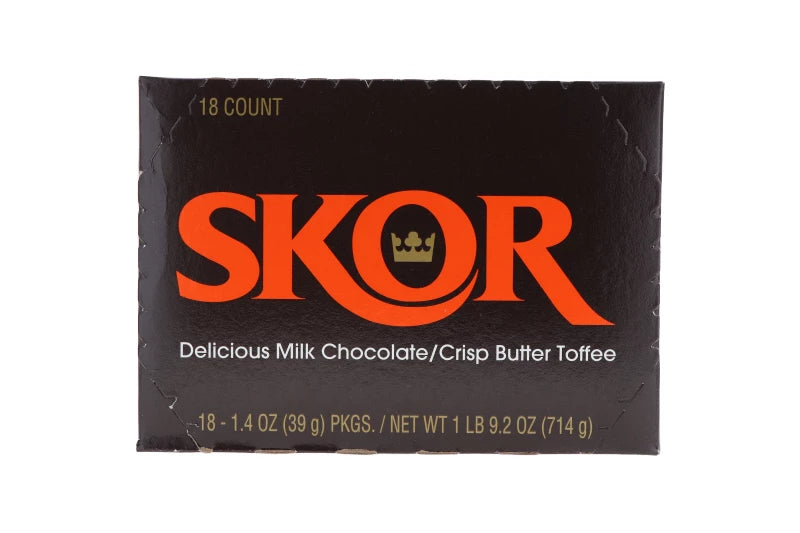 Skor Milk Chocolate & Butter Toffee Candy 18 Count - 1.4 oz image 0