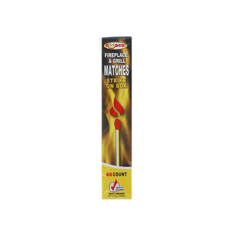 GoodCo Fireplace Long Matches - 40 Count image 0