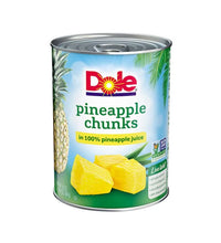 Dole Pineapple Chunks in 100% Pineapple Juice, Canned 20 oz image 0