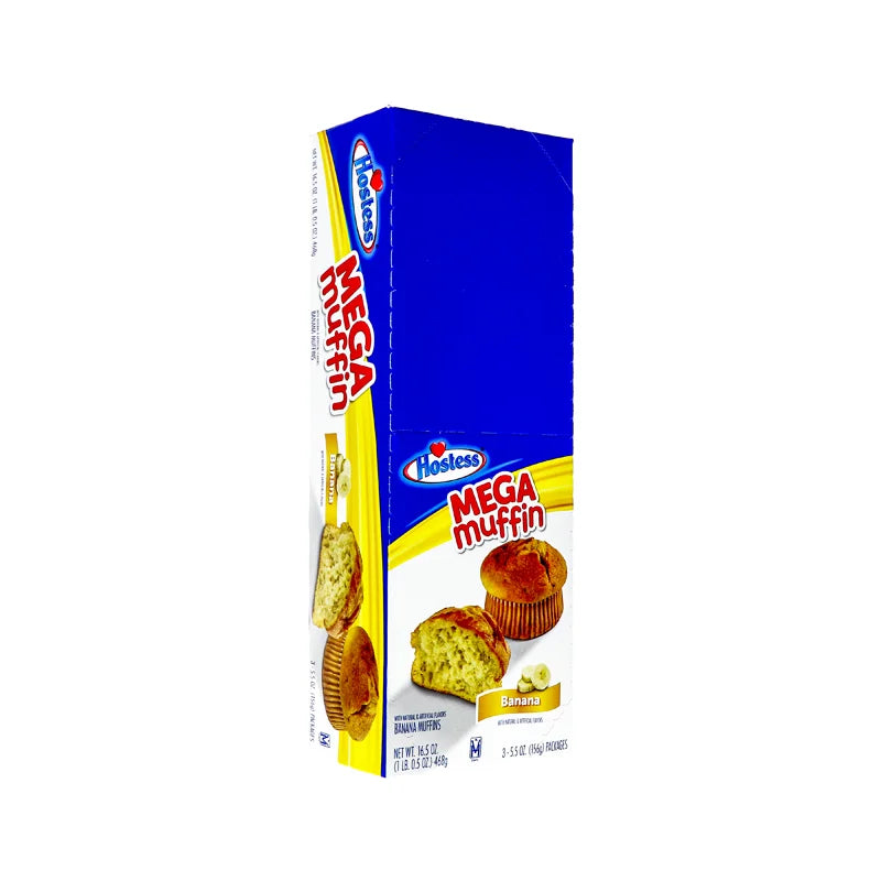 Hostess Muffin Banana Walnut 3 Count - 5.5 oz image 1