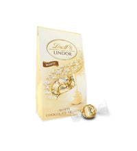 Lindt Lindor White Chocolate Candy Truffles, - 5.1 oz image 0