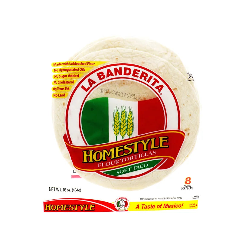 La Banderita Home Style Flour Tortillas - (Pack of 8) image 0
