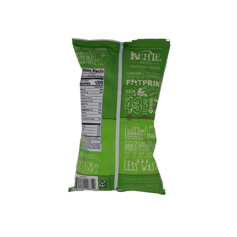 Kettle Brand Jalapeno Chips (Pack of 8) - 5 oz image 1