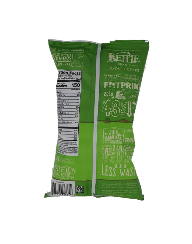 Kettle Brand Jalapeno Chips (Pack of 8) - 5 oz image 0