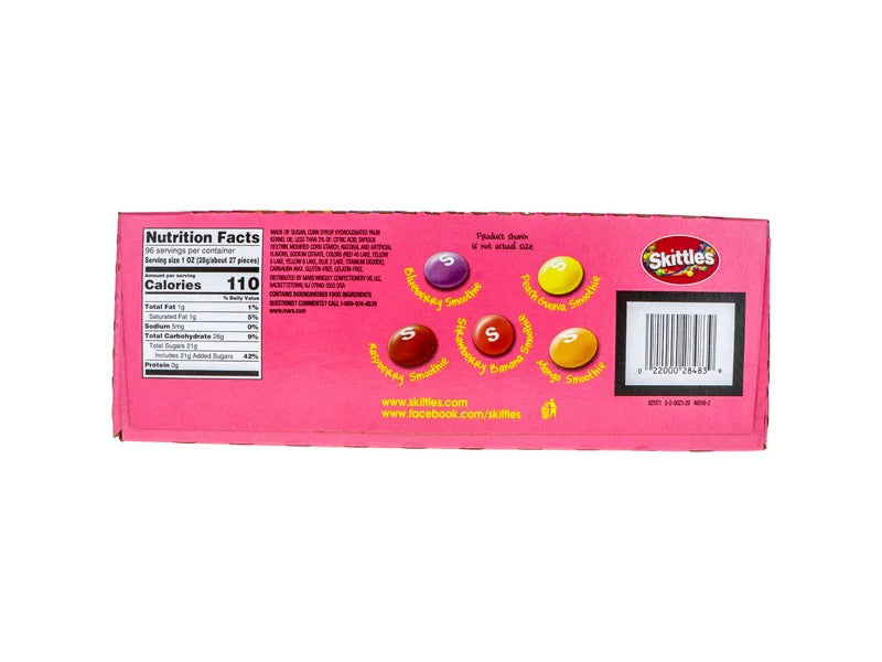 Skittles King Size Smoothies 24 Count - 4 oz image 2