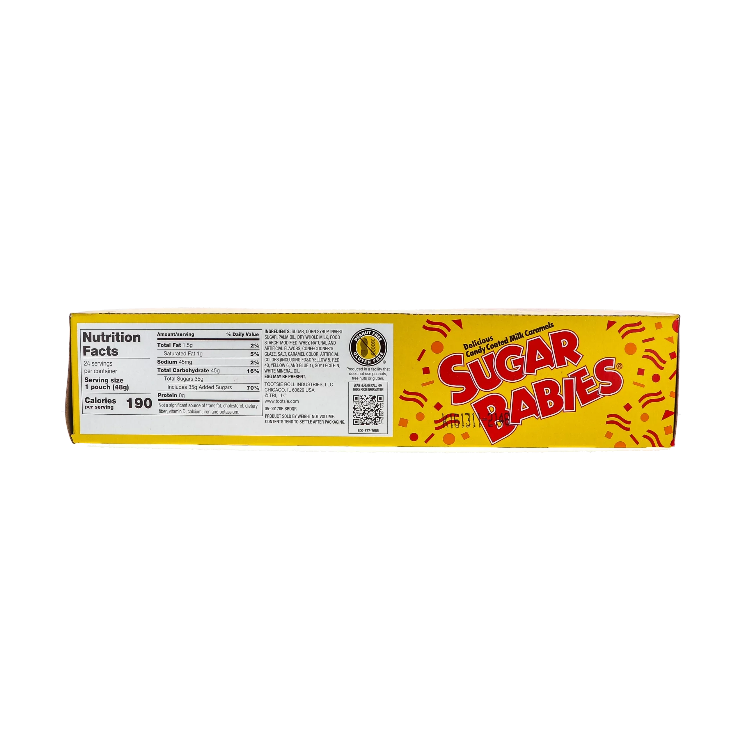 Sugar Babies Milk Caramel Pops 24/1.7Oz image 2