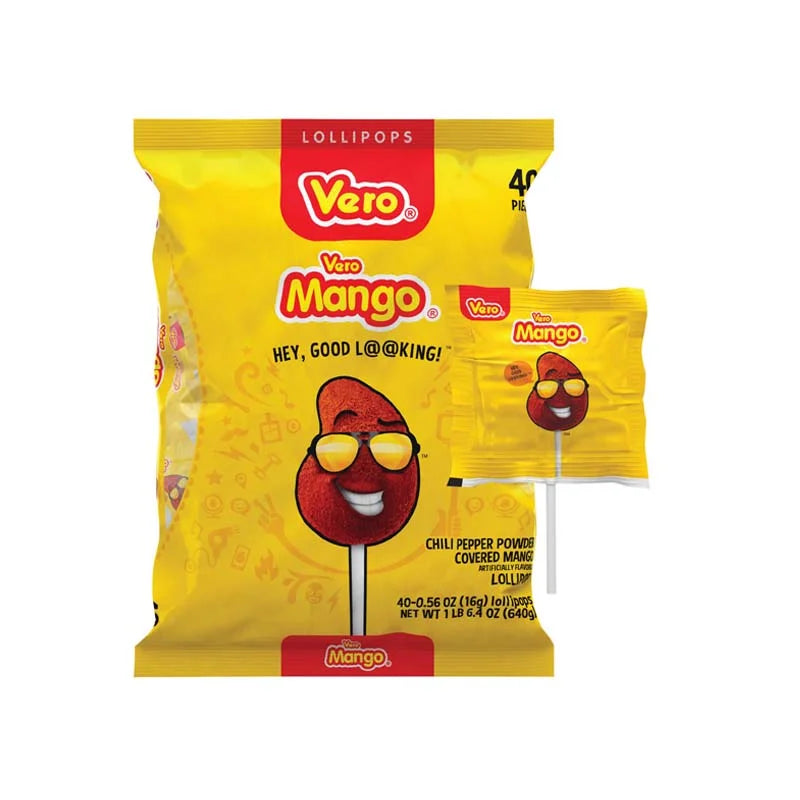 Vero Mango with Chile Lollipop 40 Count - 22.6 oz image 0