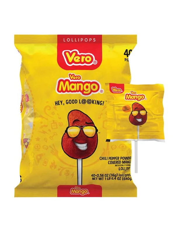 Vero Mango with Chile Lollipop 40 Count - 22.6 oz image 0