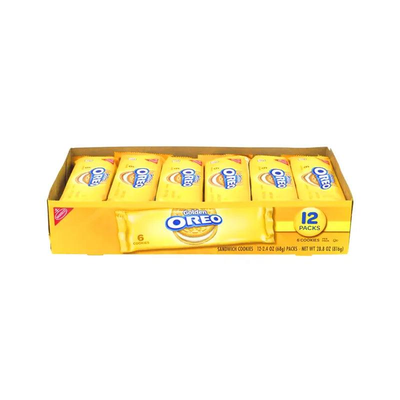 Nabisco Golden Oreo Original Cookies 12 Count - 2.4 oz image 0