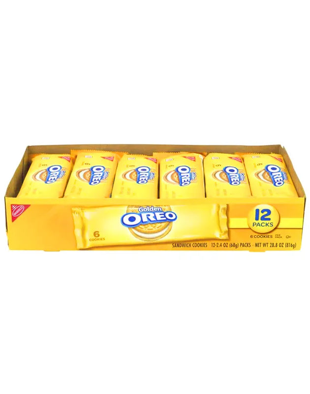 Nabisco Golden Oreo Original Cookies 12 Count - 2.4 oz image 0