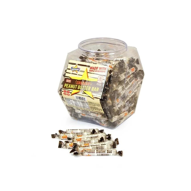 Atkinson's Crunchy Peanut Butter Bars - Jar 160 Count image 0