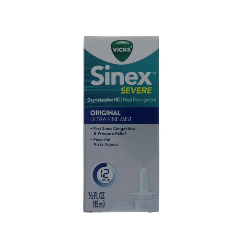 Vicks Sinex Severe Ultra Nasal Decongestant Spray 0.5 oz image 0