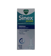 Vicks Sinex Severe Ultra Nasal Decongestant Spray 0.5 oz image 0