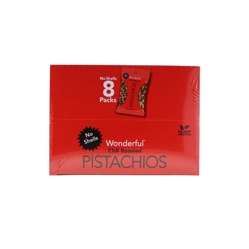 Wonderful No Shell Chili Roasted Pistachios 8 Count - 2.25 oz image 0