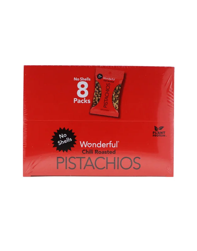 Wonderful No Shell Chili Roasted Pistachios 8 Count - 2.25 oz image 0