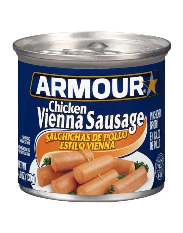 Armour Vienna Sausage Chicken - Can 4.6 oz image 0