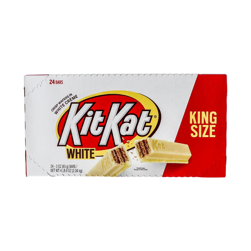 Nestle Kit Kat King Size Crisp Wafers White Chocolate 24 Count - 3 oz image 0