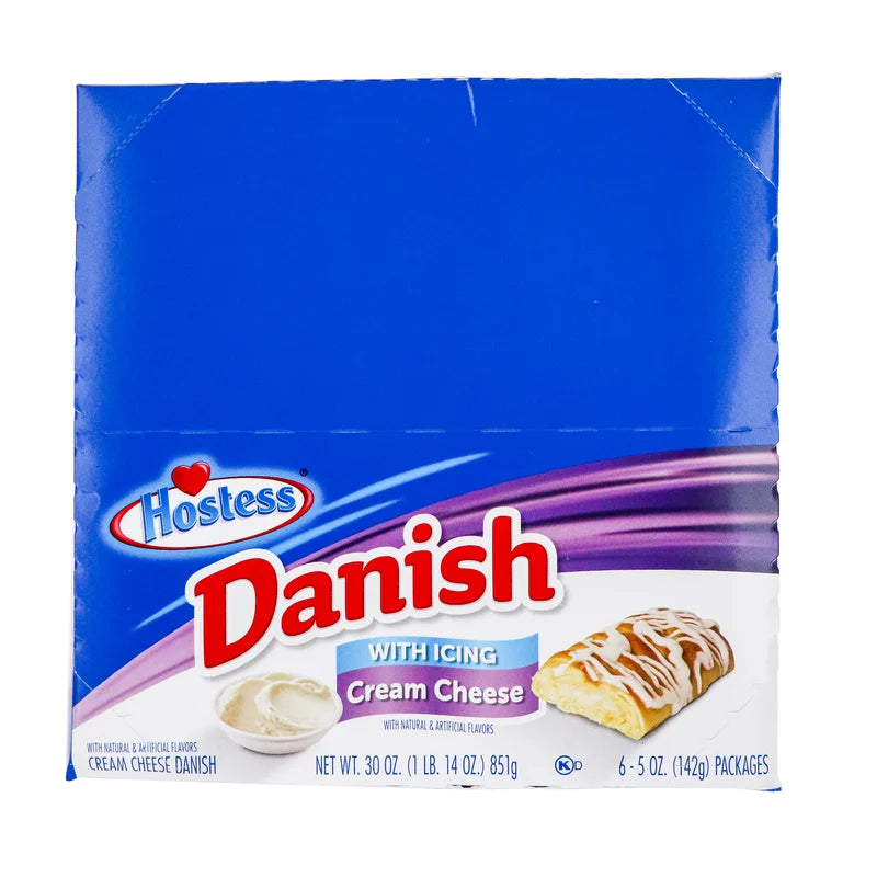 Hostess Danish Cream Cheese 6 Count - 5 oz image 0