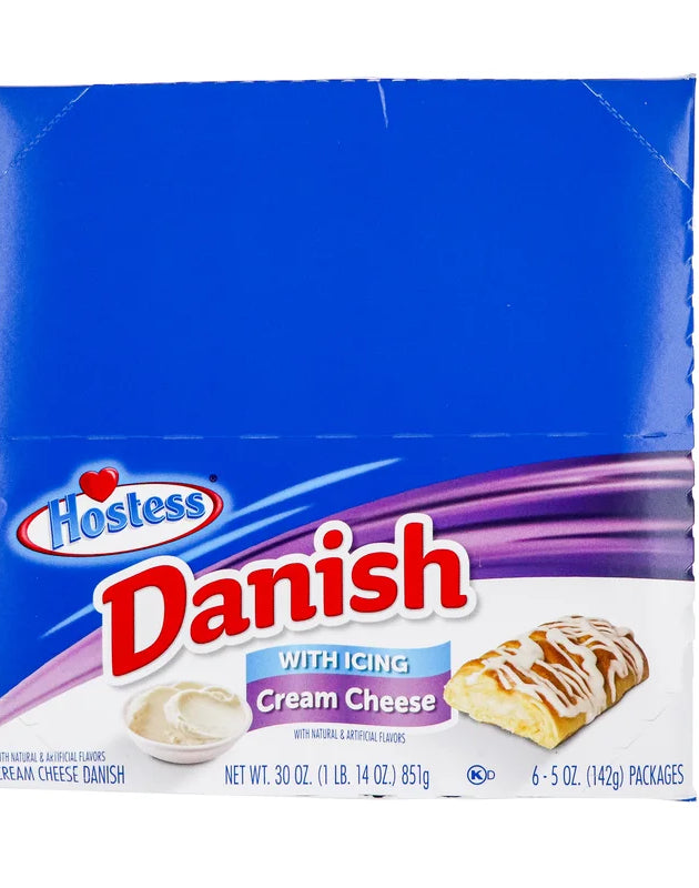 Hostess Danish Cream Cheese 6 Count - 5 oz image 0