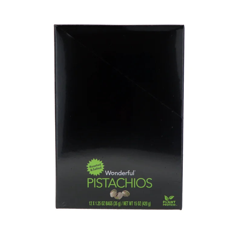 Wonderful Pistachios, Roasted and Salted - Tube 12 Count - 1.25 oz image 0