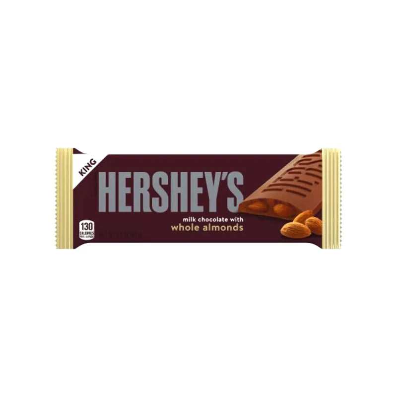 Hershey King Size Milk Chocolate With Almonds 18/2.6Oz image 1