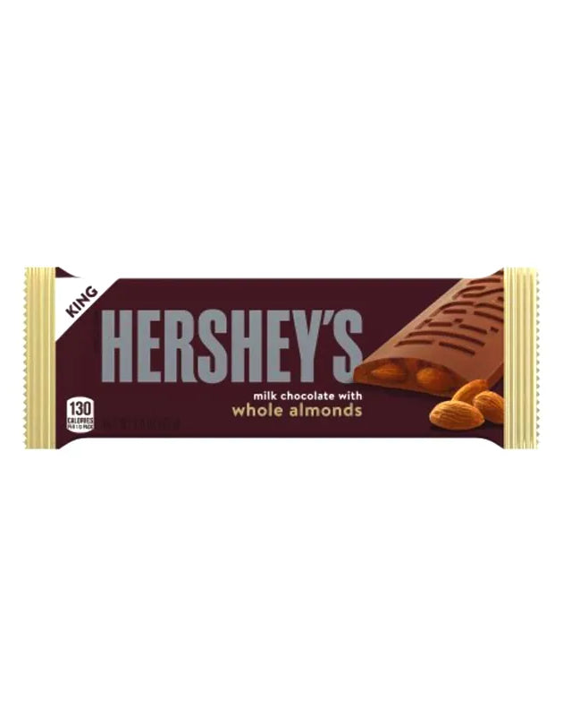 Hershey King Size Milk Chocolate With Almonds 18/2.6Oz image 0