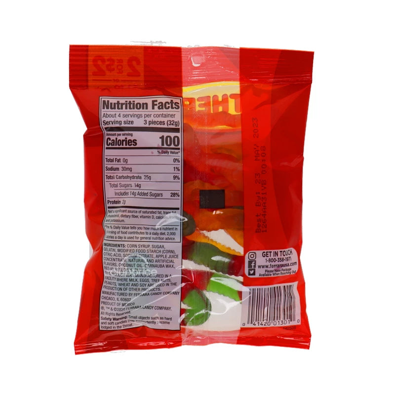 Sathers 2/$2 Gumi Worm Candy 12 Count - 4.25 oz image 1