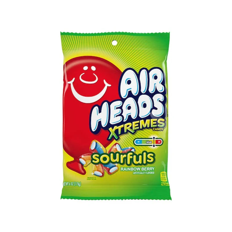 Airheads Xtremes Sourfuls Chewy Candy 12 Count - 6 oz image 0
