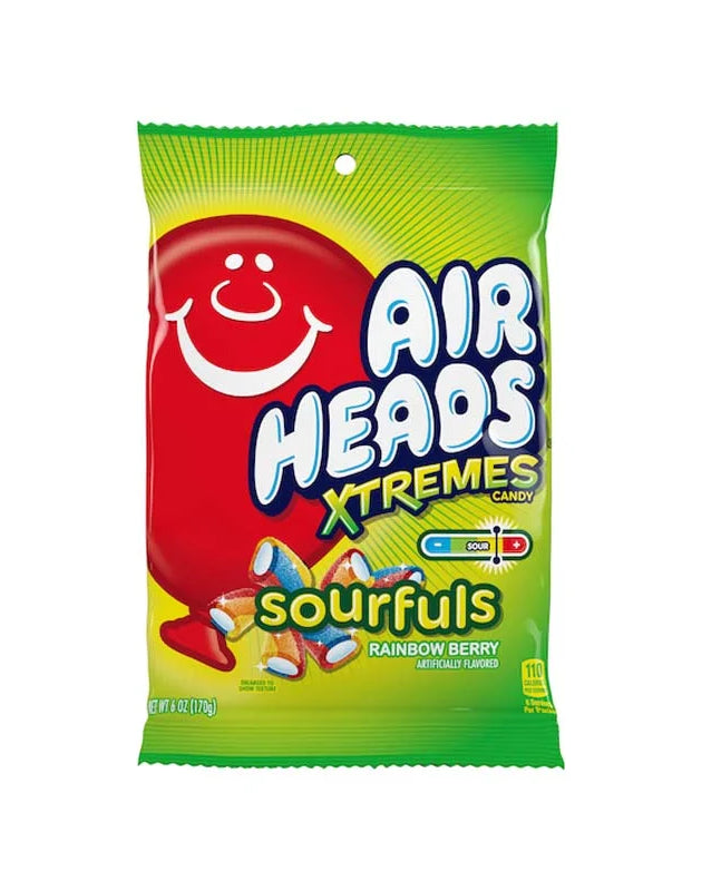 Airheads Xtremes Sourfuls Chewy Candy 12 Count - 6 oz image 0