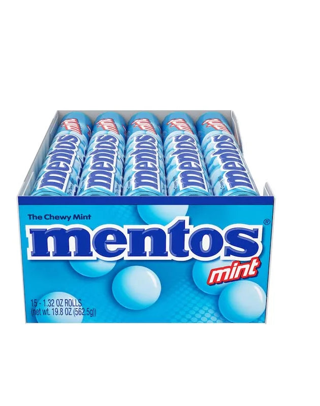 Mentos Mint Candy Roll 15 Count - 1.32 oz image 0