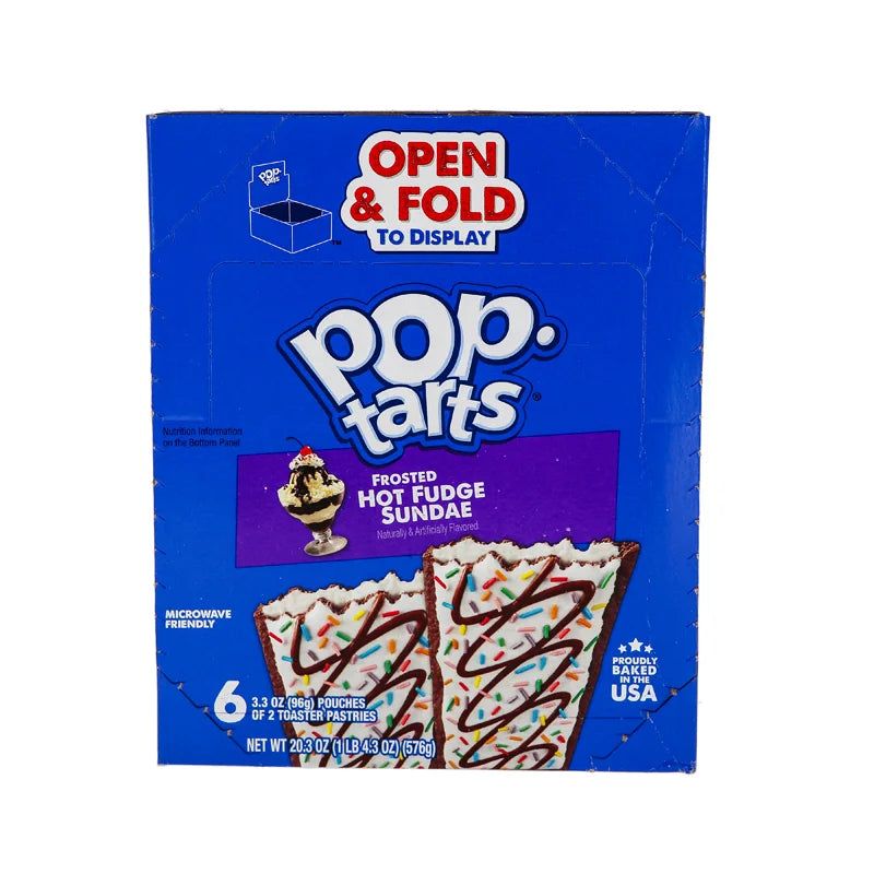Kellogg's Pop Tarts Frosted Hot Fudge Sundae Pastries 6 Count - 3.38 oz image 0