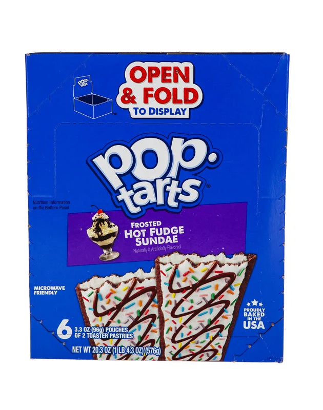 Kellogg's Pop Tarts Frosted Hot Fudge Sundae Pastries 6 Count - 3.38 oz image 0