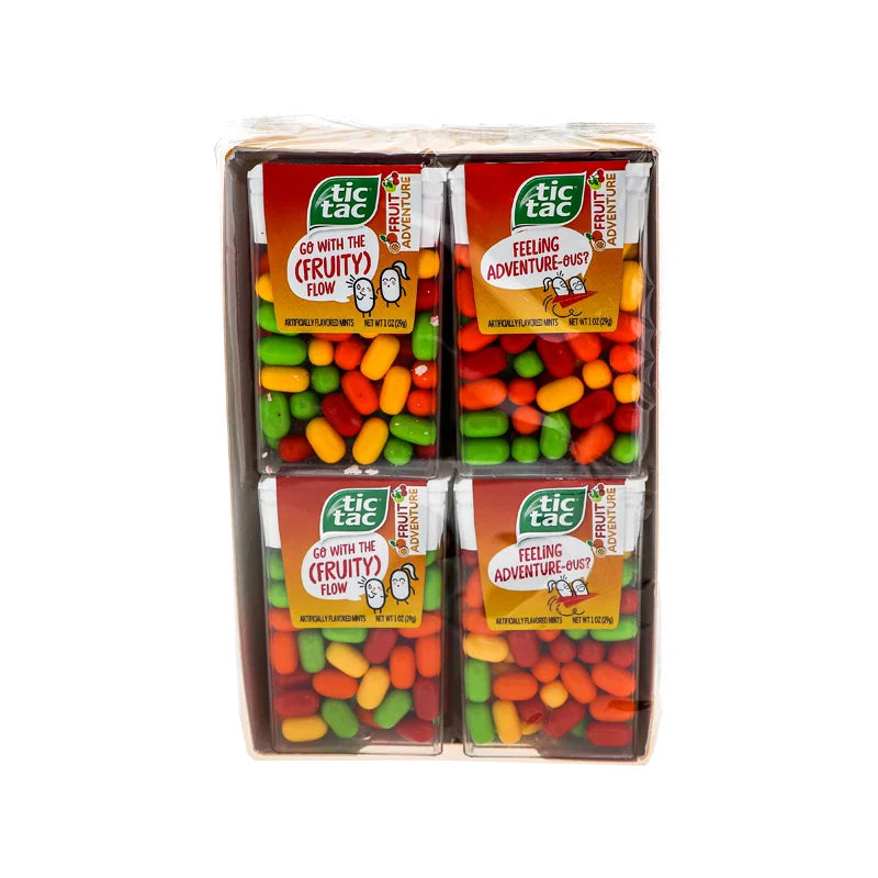 Tic Tac Fresh Breath Mints, Fruit Adventure - Pack 12 Count - 1 oz image 0