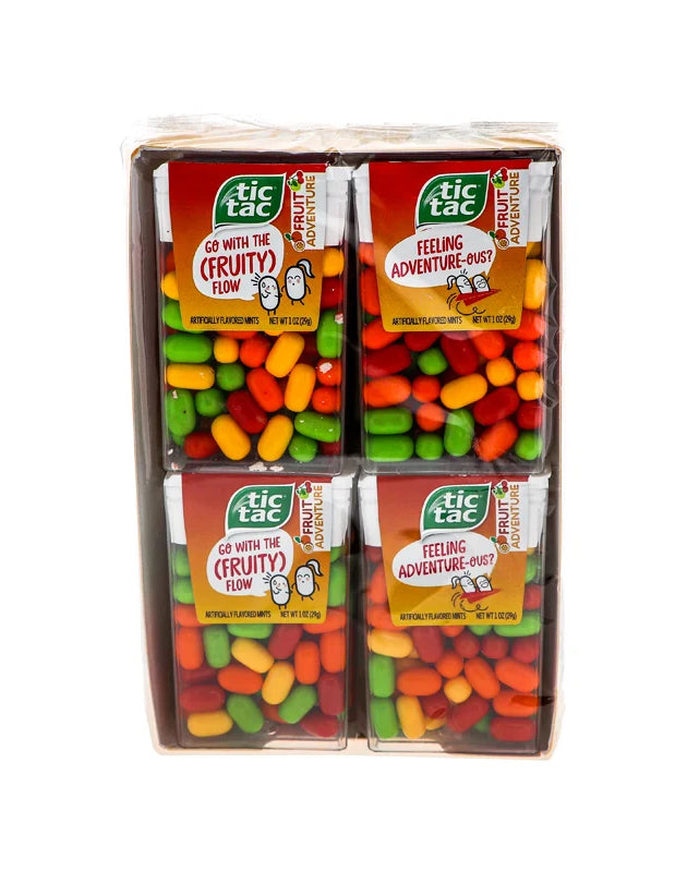 Tic Tac Fresh Breath Mints, Fruit Adventure - Pack 12 Count - 1 oz image 0