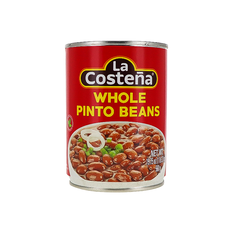 La Costena Whole Pinto Beans - Can 19.75 oz image 0